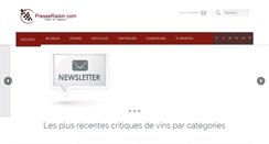 Desktop Screenshot of presseraisin.com