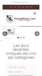 Mobile Screenshot of presseraisin.com